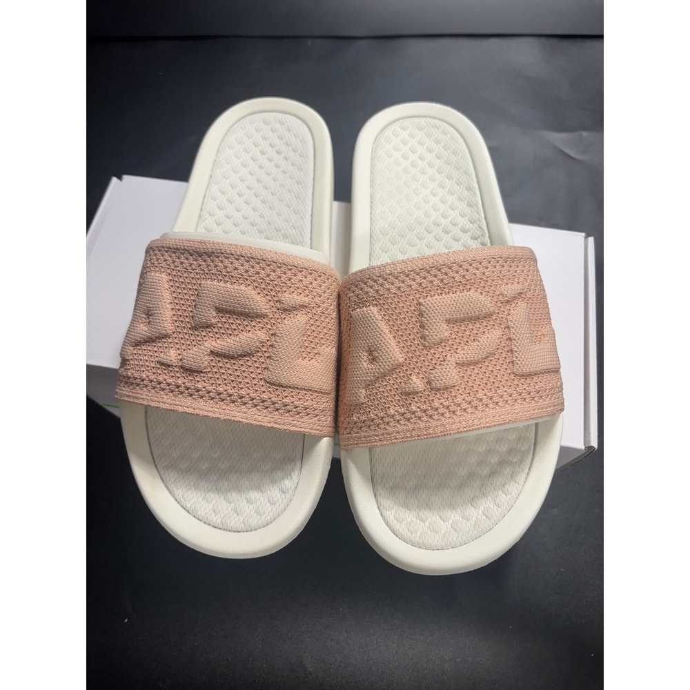 APL Athletic Propulsion Labs TechLoom Slide Ivory Blush Pink Women's Size 9
